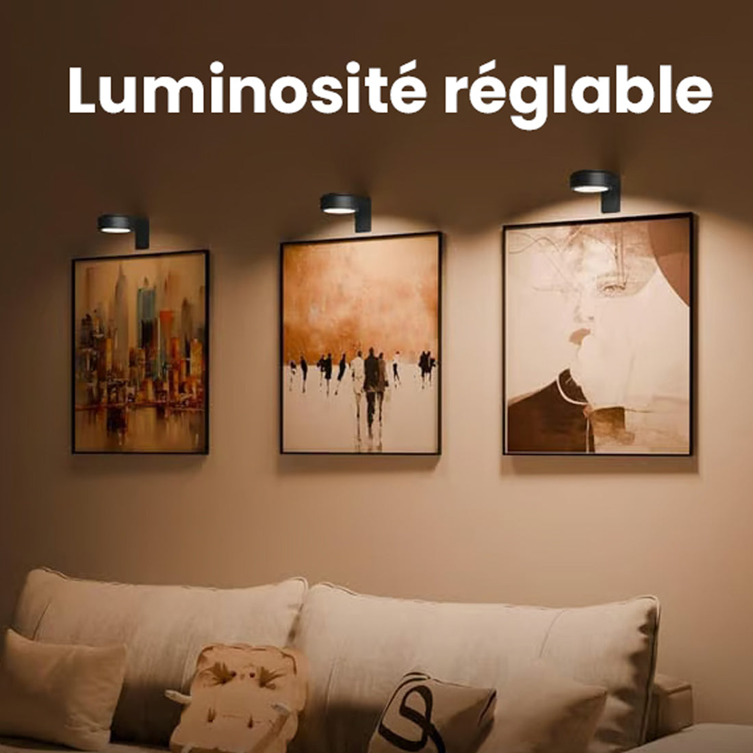 Lampes de cadre magnétiques